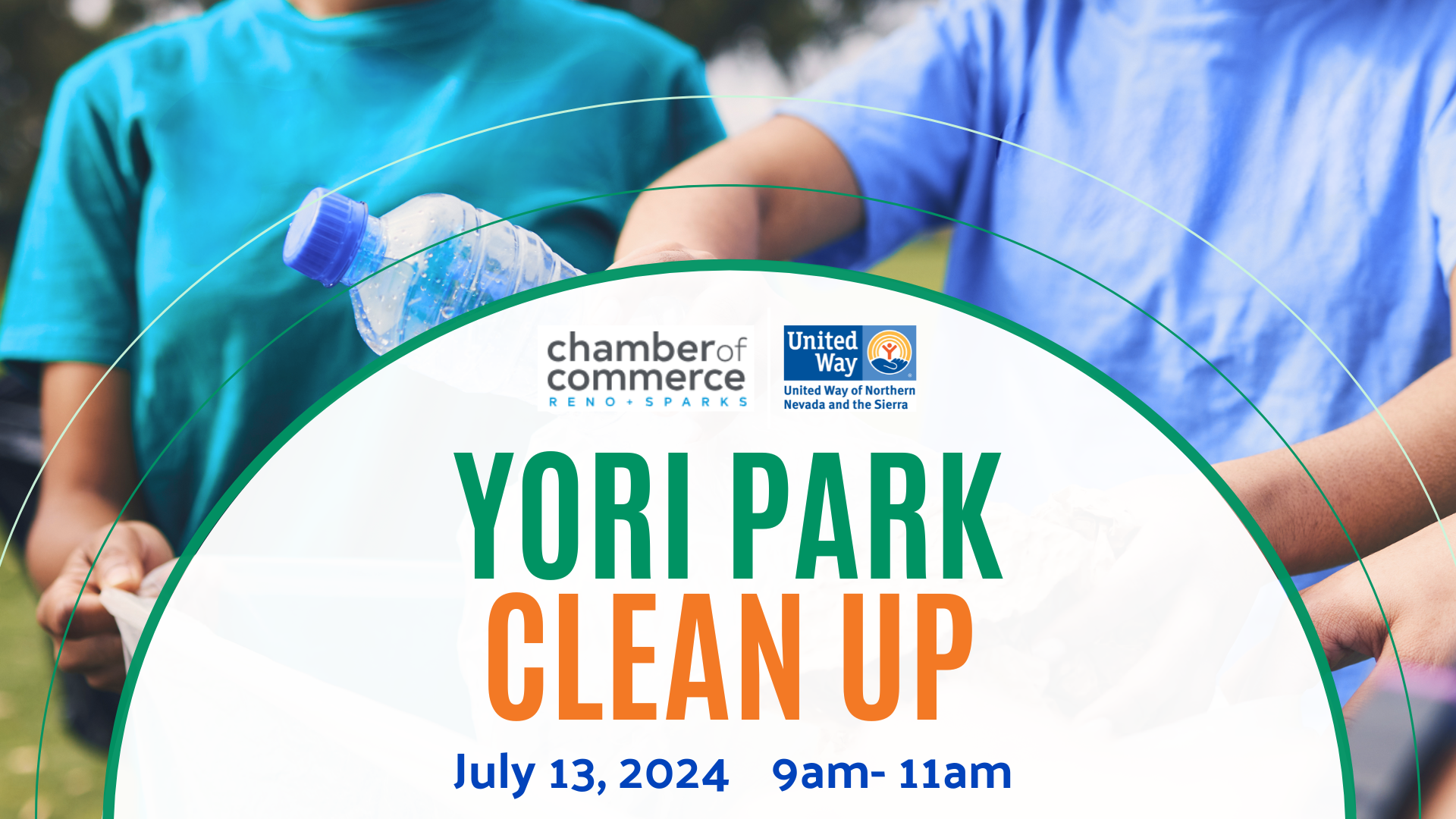 Yori Park Clean Up with Reno+Sparks Chamber of Commerce and United Way of Northern Nevada and the Sierra on July 13, 2024 9am-11am